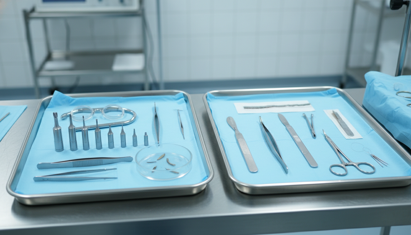 FUE vs FUT hair transplant comparison