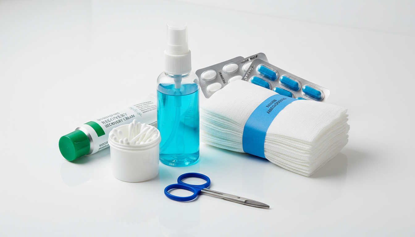 Post-operative care in the first 48 hours after hair transplant