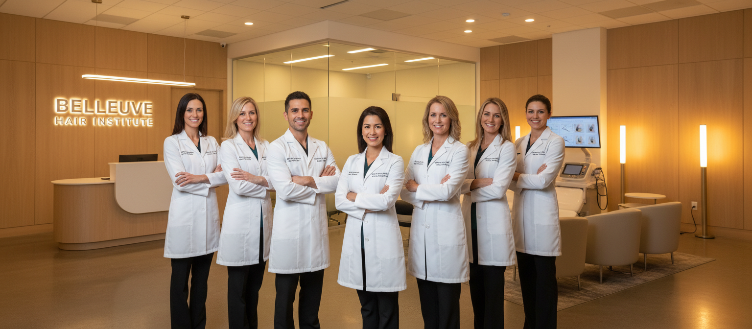 Bellevue Hair Doctor medical team in modern clinic
